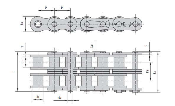 石油鏈32S-2_160-2 <font color='red'>雙排</font>石油