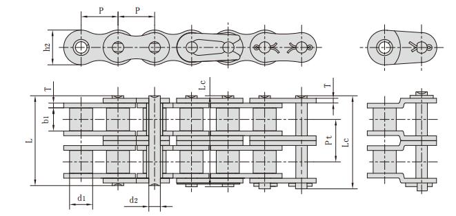 04BSS-2_不銹鋼短節距<font color='red'>雙排</font>鏈
