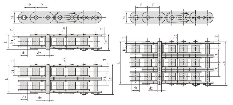 C<font color='red'>12BSS-1</font>_6分鏈條 不銹鋼直鏈