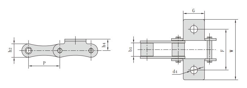 <font color='red'>S52L</font>F1K1_S型鋼制農(nóng)機(jī)鏈附件