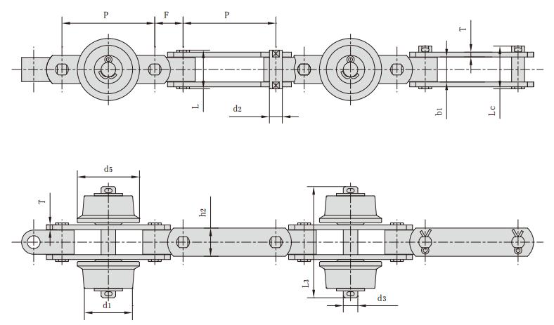 SJ250F7_雙鉸接輸送鏈
