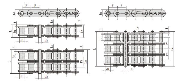 C32B-3_<font color='red'>B系列</font>直鏈板三排鏈條