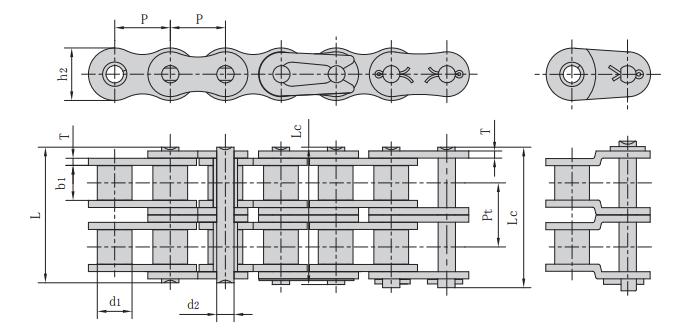 A<font color='red'>06B-2</font>鏈條_鏈條規格參數